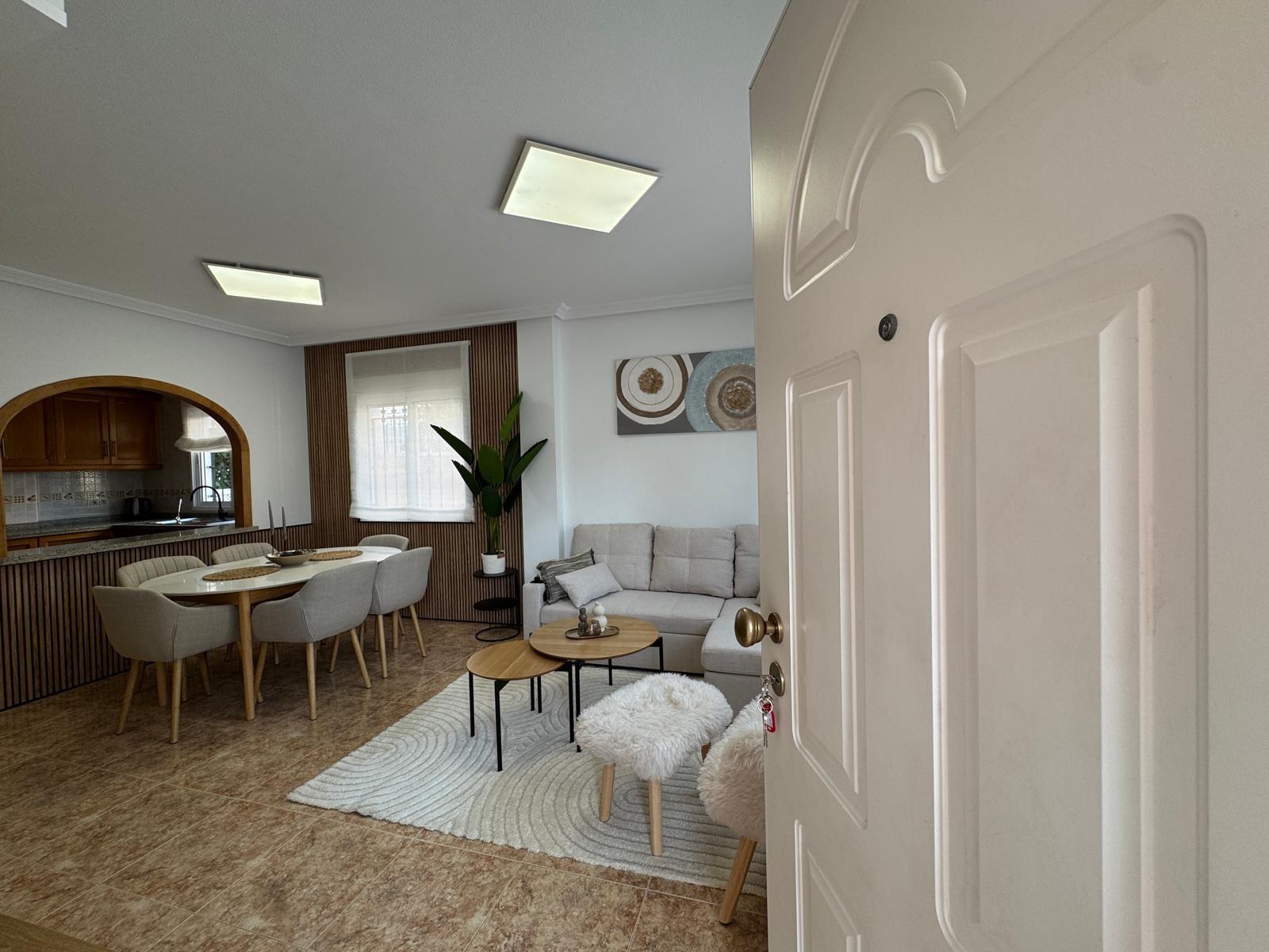 Renovated townhouse in Orihuela Costa with parking and private plot