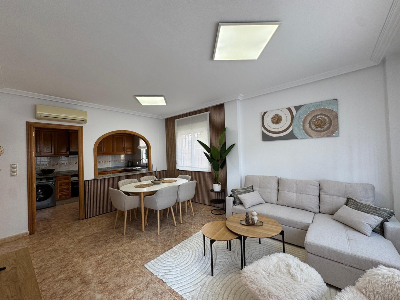 Renovated townhouse in Orihuela Costa with parking and private plot